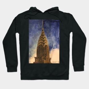 Chrysler building at dusk Hoodie